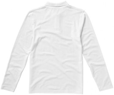 Поло Seattle с длинными рукавами, цвет белый  размер S-XXXXL - 31104015- Фото №3