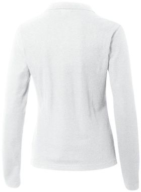 Женская рубашка поло Seattle с длинными рукавами, цвет белый  размер S - XXL - 31105015- Фото №2