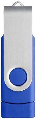 Флешка-твистер 2GB, цвет синий - 1Z20120D-2GB- Фото №7