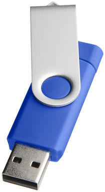 Флешка-твистер 2GB, цвет синий - 1Z20120D-2GB- Фото №9