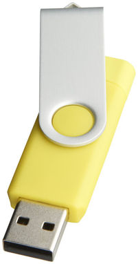 Флешка-твистер 4GB, цвет желтый - 1Z20140D-4GB- Фото №5