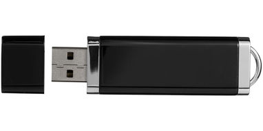 Флешка пластикова з ковпачком 2GB, колір суцільний чорний - 1Z34220D-2GB- Фото №5