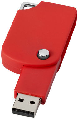 Флешка  2GB, колір червоний - 1Z46003D-2GB- Фото №1