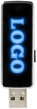 Флешка  64GB, колір суцільний чорний, синій - 1Z48002F-16GB- Фото №4