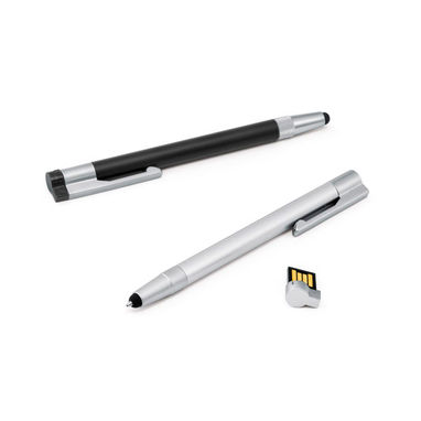 Ручка - флешка 16GB, цвет сатин серебро - 97564.44-16GB- Фото №1