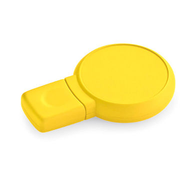 Флеш-накопичувач 1GB, колір жовтий - 97580.08-1GB- Фото №1