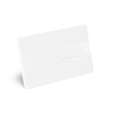 Флешка-картка UDP 1GB, колір білий - 97695.06-1GB- Фото №1