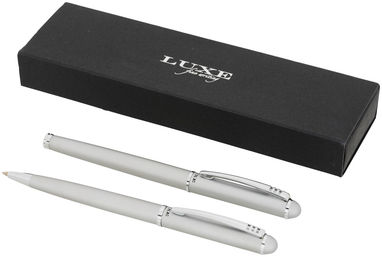 Набір ручок подарунковий Andante, колір сріблястий - 10713200- Фото №5