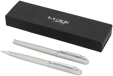 Набір ручок подарунковий Andante, колір сріблястий - 10713200- Фото №6