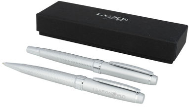 Набір ручок подарунковий Musetta, колір сріблястий - 10721300- Фото №7