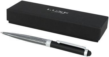 Ручка-стилус шариковая Empire , цвет сплошной черный, серебристый - 10724400- Фото №5