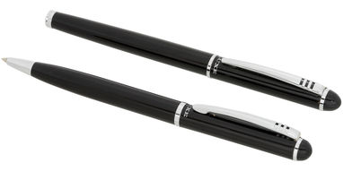 Набір ручок подарунковий Andante, колір суцільний чорний - 10728300- Фото №10