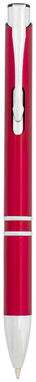 Ручка шариковая АБС Mari, цвет темно-красный - 10729907- Фото №4