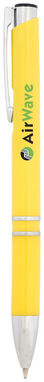 Ручка кулькова АБС Mari, колір жовтий - 10729909- Фото №5