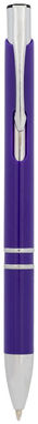 Ручка шариковая АБС Mari, цвет пурпурный - 10729911- Фото №4
