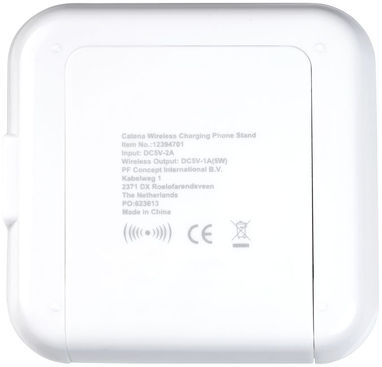 Зарядна підставка для телефону Catena, колір білий - 12394701- Фото №13