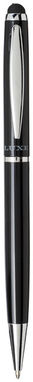 Ручка-стилус шариковая Lento, цвет сплошной черный - 10713000- Фото №9