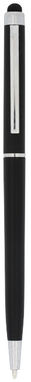 Ручка-стилус шариковая Valeria ABS, цвет сплошной черный - 10730000- Фото №3