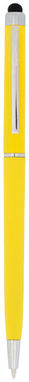 Ручка-стилус шариковая Valeria ABS, цвет желтый - 10730006- Фото №3