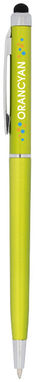 Ручка-стилус кулькова Valeria ABS, колір лайм - 10730008- Фото №4