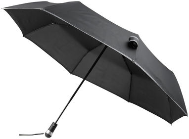 Зонт автоматический  27'', цвет сплошной черный - 10913500- Фото №9