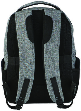 Рюкзак Vault для ноутбука, колір сірий яскравий, суцільний чорний - 12021701- Фото №9
