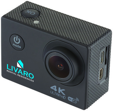 Экшен-камера 4k с Wi-Fi, цвет сплошной черный - 12394900- Фото №9