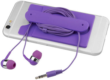 Навушники Silic Phone Wallet-PP, колір пурпурний - 13499206- Фото №8