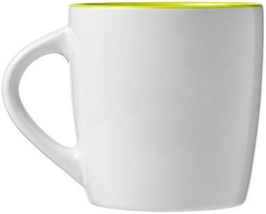 Чашка керамическая Aztec, цвет белый, зеленый лайм - 10047704- Фото №5