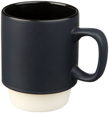 Кружка керамическая Arthur, цвет сплошной черный - 10053900- Фото №4