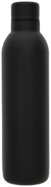Бутылка спортивная Thor , цвет сплошной черный - 10054900- Фото №4
