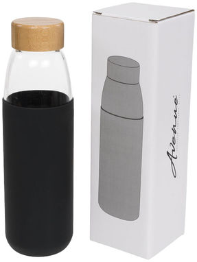 Пляшка спортивна Kai , колір суцільний чорний - 10055000- Фото №1