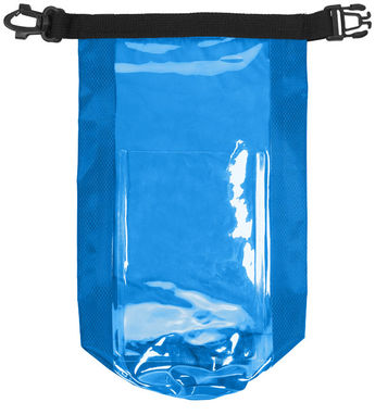 Сумка туристична водонепроникна  2 литра, колір яскраво-синій - 10055307- Фото №3
