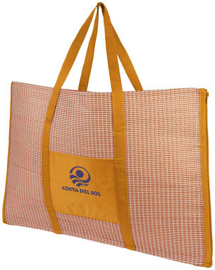 Сумка-тоут пляжна складна і килимок Bonbini, колір помаранчевий - 10055403- Фото №2