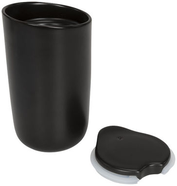 Стакан керамический Mysa , цвет сплошной черный - 10055600- Фото №5