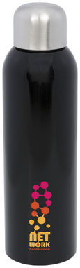 Бутылка спортивная Guzzle , цвет сплошной черный - 10056100- Фото №2