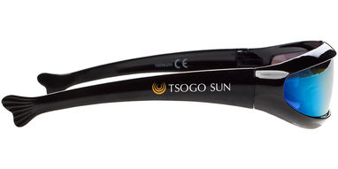 Очки солнцезащитные Planga, цвет сплошной черный - 10056200- Фото №2