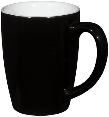 Кружка керамическая Mendi , цвет сплошной черный - 10057200- Фото №1