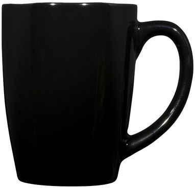 Кружка керамическая Mendi , цвет сплошной черный - 10057200- Фото №3