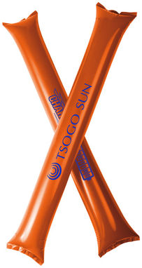 Палиці-стукалки Cheer надувні, колір помаранчевий - 10250608- Фото №2