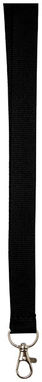 Шнурок Impey, цвет сплошной черный - 10250701- Фото №5