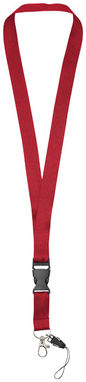 Шнурок Sagan , колір червоний - 10250804- Фото №1