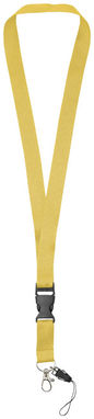 Шнурок Sagan , колір жовтий - 10250807- Фото №1
