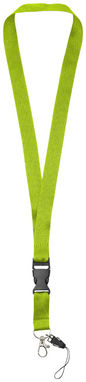 Шнурок Sagan , колір лайм - 10250809- Фото №1