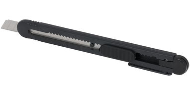 Нож универсальный Sharpy со сменным лезвием, цвет сплошной черный - 10450300- Фото №1
