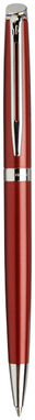 Ручка шариковая Hémisphère, цвет красный - 10732401- Фото №4