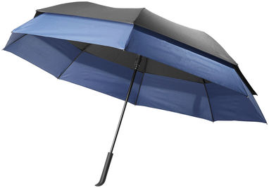 Зонт автоматический  23 - 30'', цвет сплошной черный, темно-синий - 10914103- Фото №1