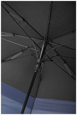 Зонт автоматический  23 - 30'', цвет сплошной черный, темно-синий - 10914103- Фото №5