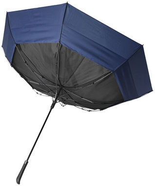 Зонт автоматический  23 - 30'', цвет сплошной черный, темно-синий - 10914103- Фото №6