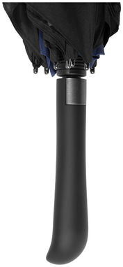 Зонт автоматический  23 - 30'', цвет сплошной черный, темно-синий - 10914103- Фото №8